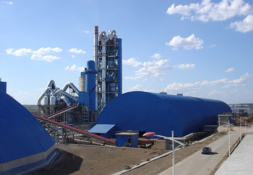 the Portland cement plant