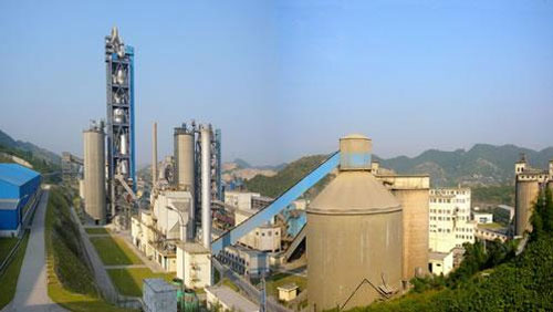 white cement plant