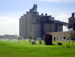 white cement plant
