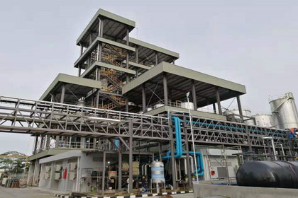large palm oil mill