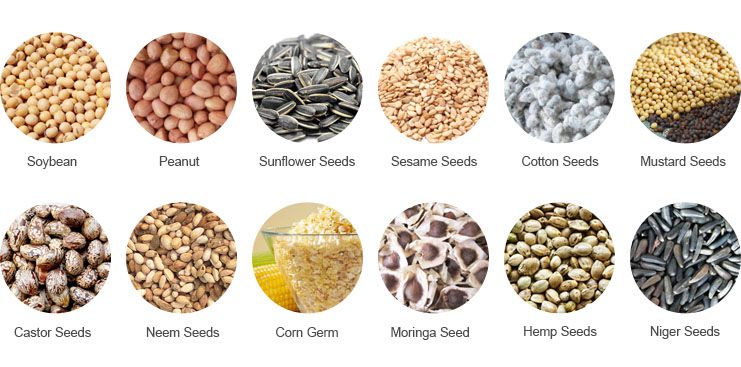 raw material of mini oil plant