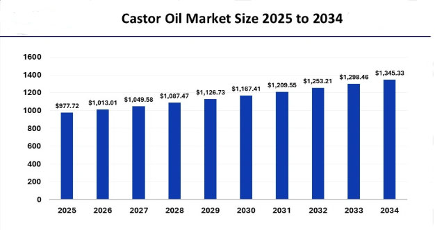 the market of castor oil processing plant
