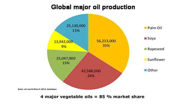 market of edible oil