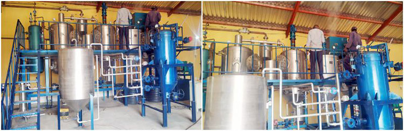 palm oil refinery machine