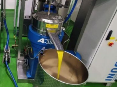 centrifugal separation of olive oil mill