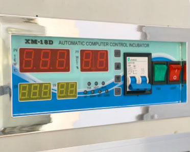 Digital display of 2000 egg incubator