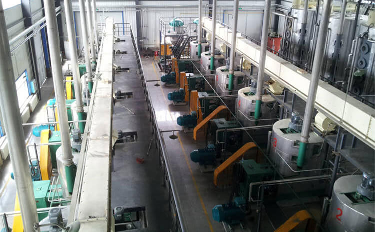 soybean oil production line image