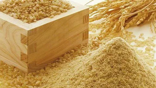Defatted rice bran