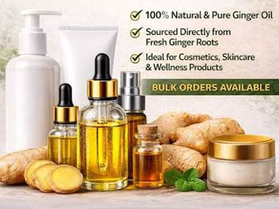 ginger oil in personal care
