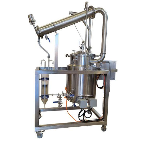 Condenser and oil separator